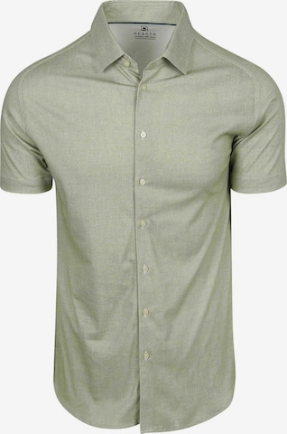 DESOTO Button Up Shirt in Green: front