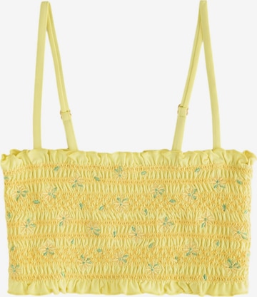 Next Bandeau Bikinitoppi värissä keltainen: etupuoli