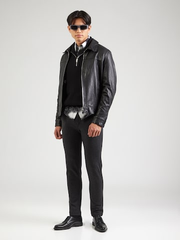 bugatti - regular Pantalón chino en gris