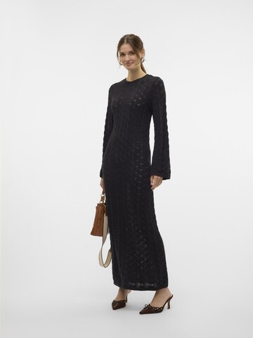 VERO MODA Knit dress 'PAOLA' in Black: front