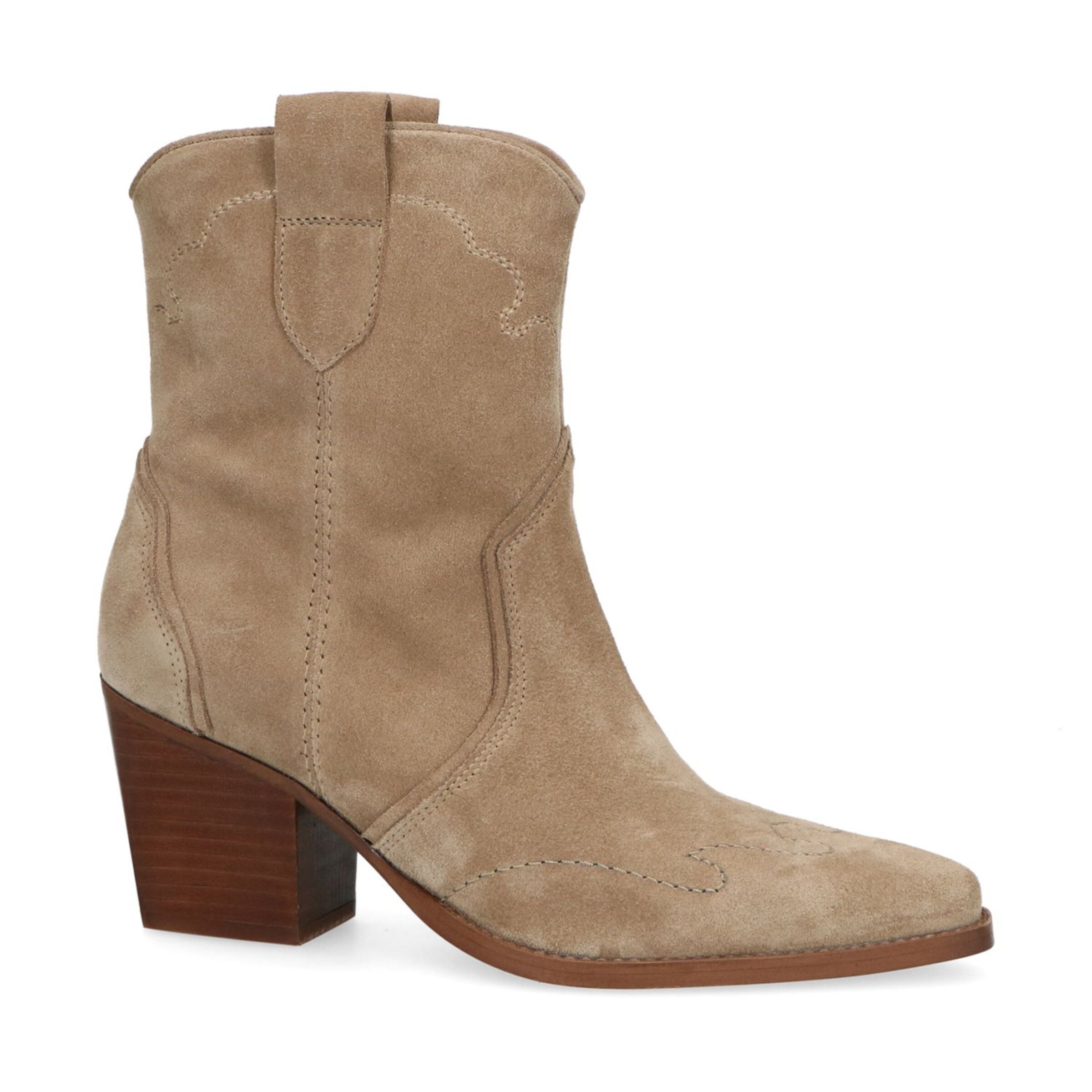 MANFIELD Cowboystiefel 'Niedrige' in Beige