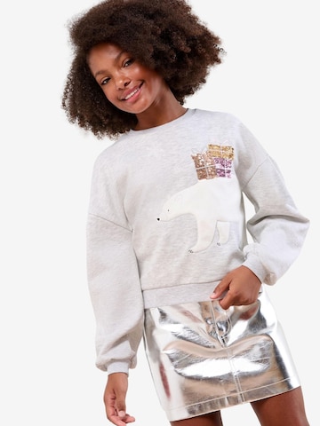 Sweat-shirt Lipsy en gris : devant
