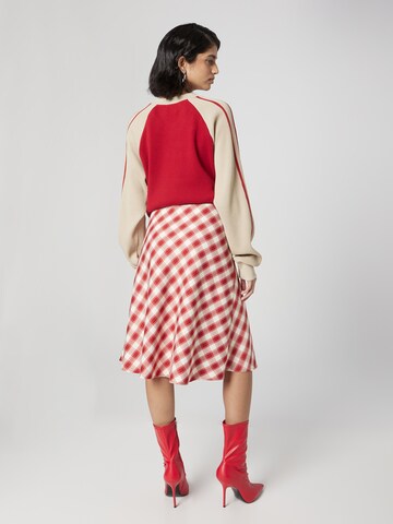 Bella x ABOUT YOU Skirt 'Fanny' in Red