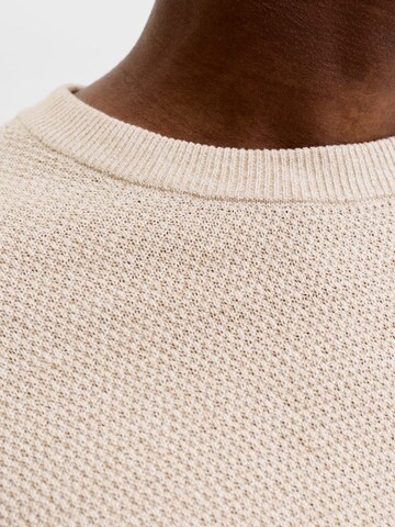 JACK & JONES Sweater 'Eryder' in Beige