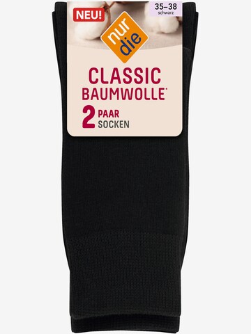 Nur Die Socks ' 2er Classic Baumwolle ' in Blue