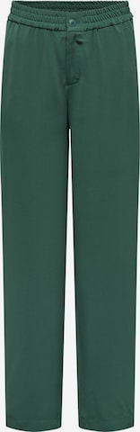 Wide Leg Pantalon 'LEILA' ONLY en vert : devant