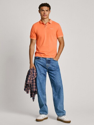 Pepe Jeans Shirt ' NEW OLIVER ' in Orange