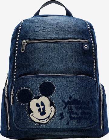 Desigual - Mochila 'Mickey Mouse' en azul: frente