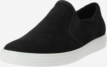 Slip on ECCO en noir : devant