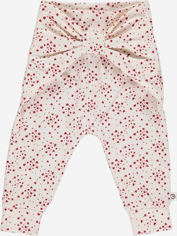 Regular Pantalon Müsli by GREEN COTTON en rouge : devant