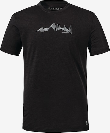 T-Shirt fonctionnel 'Circ Sulten' Schöffel en noir : devant