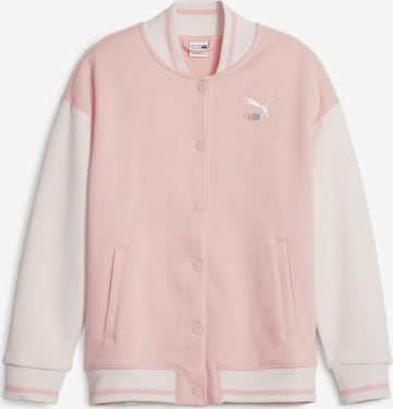 PUMA Athletic Sweatshirt in Pink: front