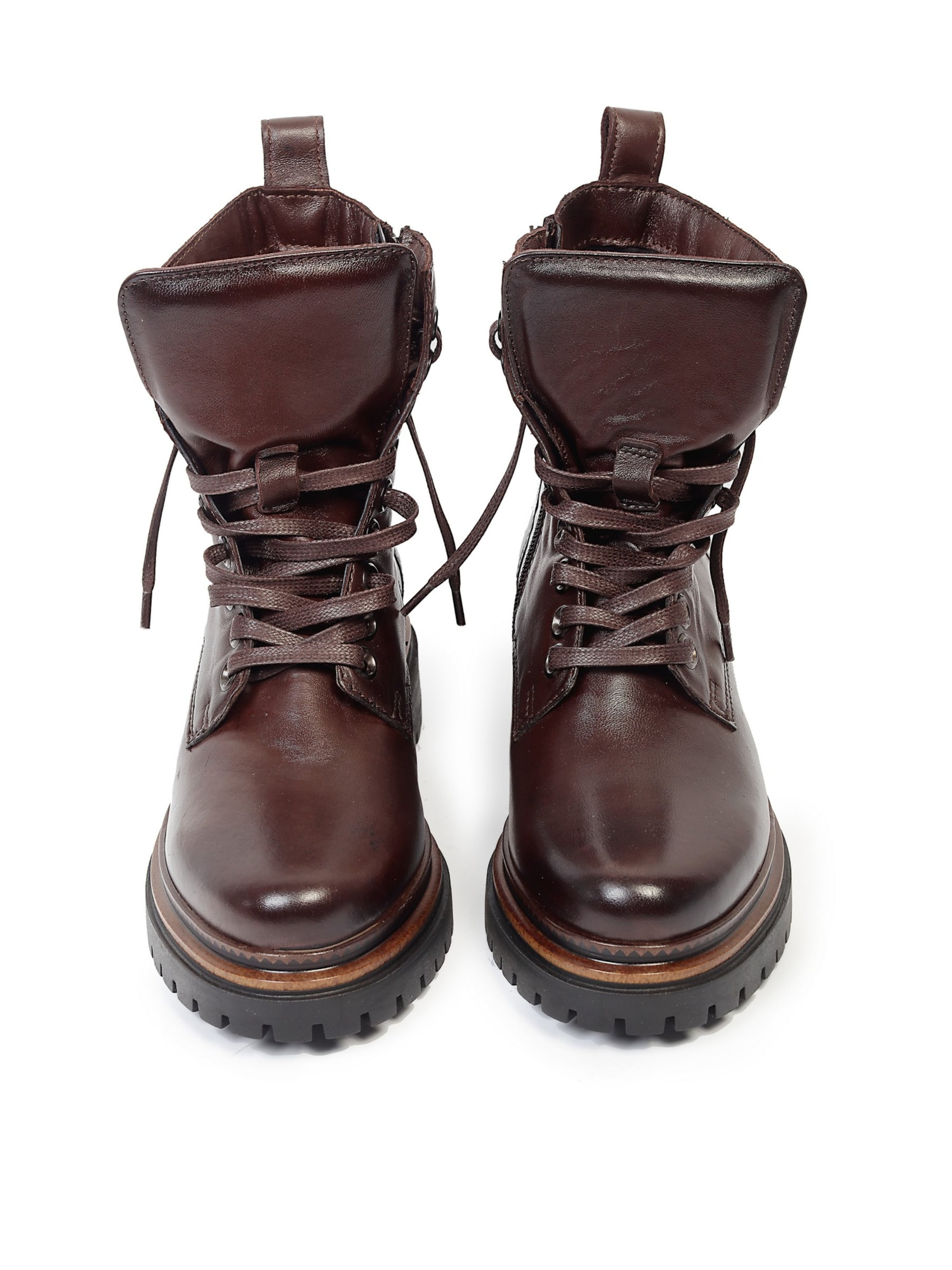 Bottines à lacets 'Ducci' MJUS en marron