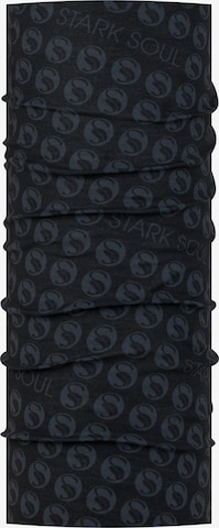 Stark Soul - Cachecol desportivo em preto: frente