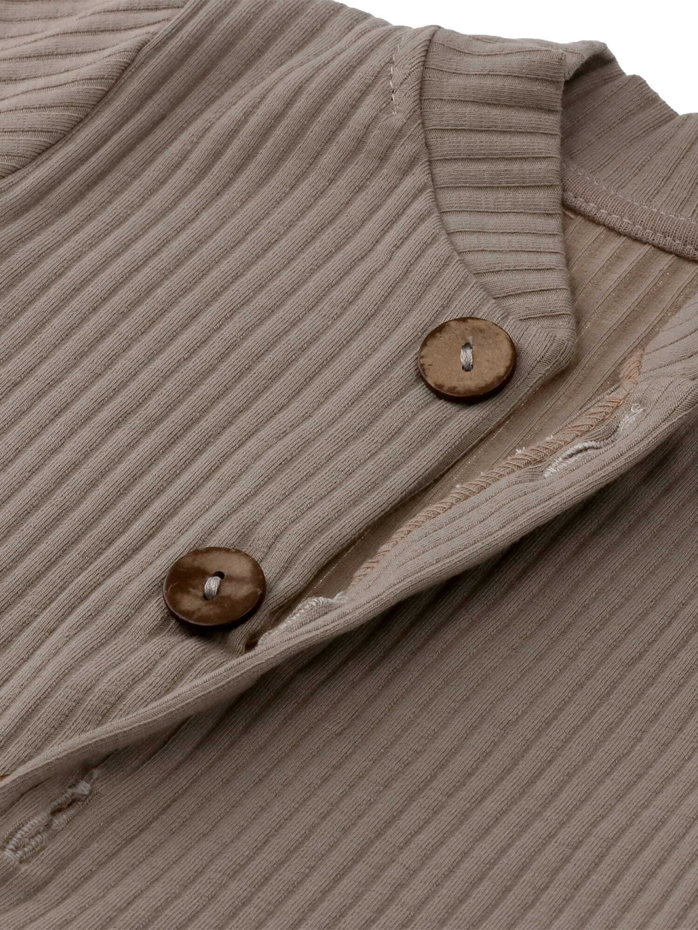 Makoma Knit Cardigan in Brown