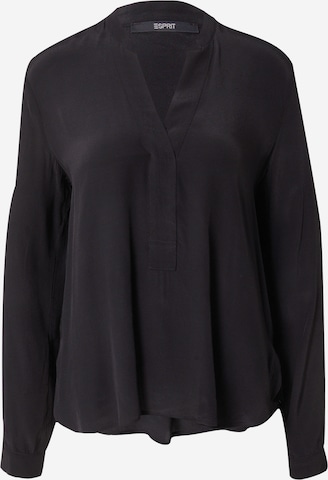 Camicia da donna di ESPRIT in nero: frontale