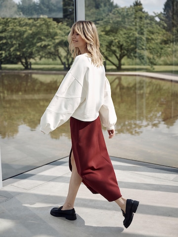 Sweat-shirt 'ELEVATE_ Vera' I want the moon en beige