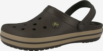 Crocs Clogs in Brown: front
