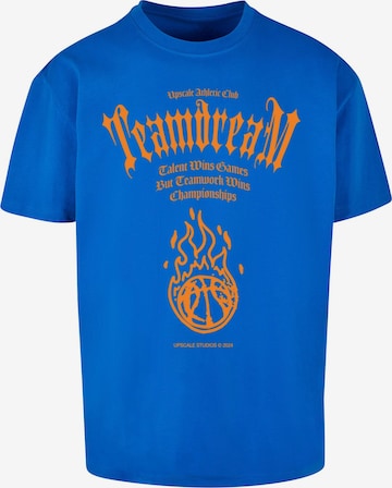 MT Upscale T-Shirt 'Teamdream' in Blau: predná strana