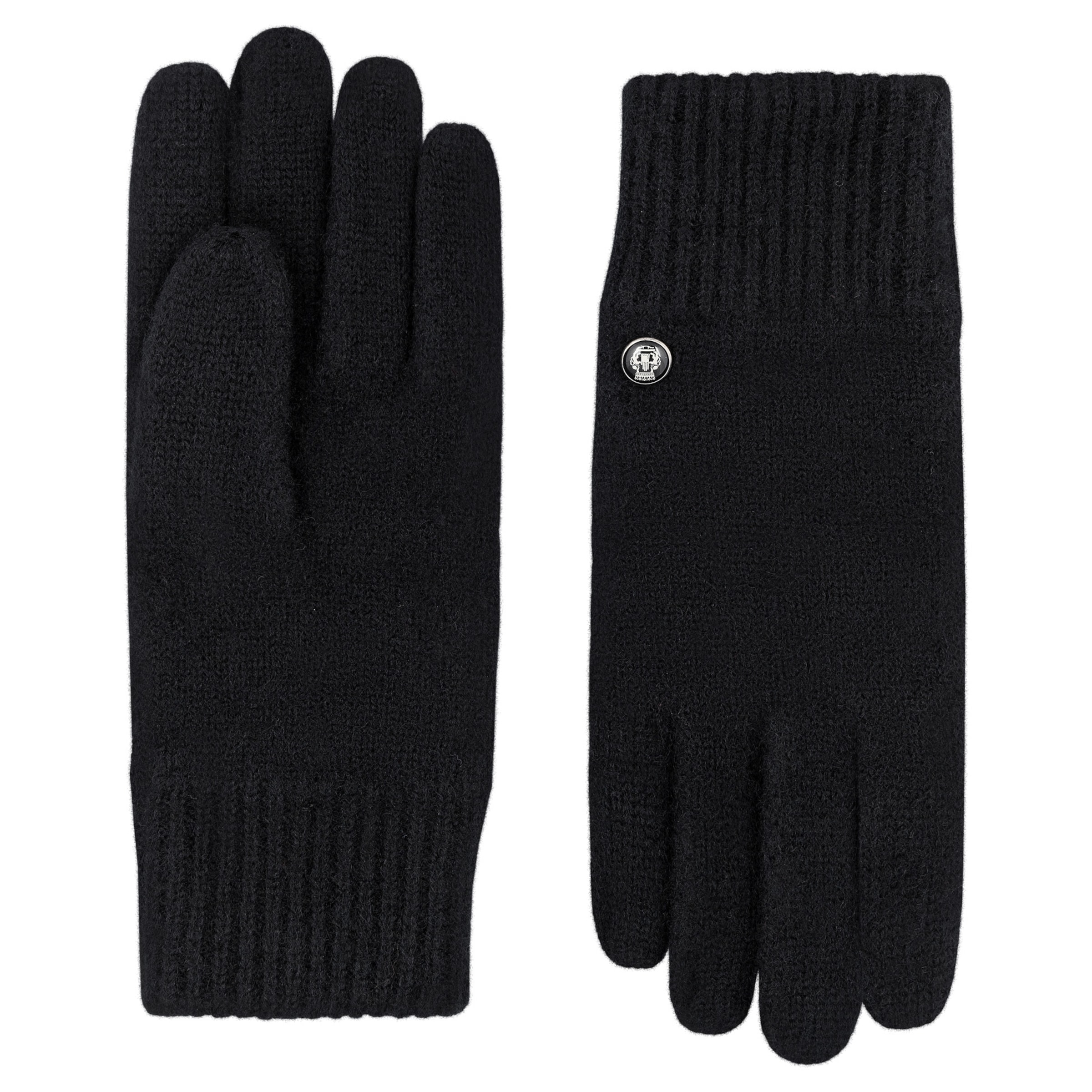 Gants 'WALKHANDSCHUH MIT KASCHMIR' Roeckl en noir : devant
