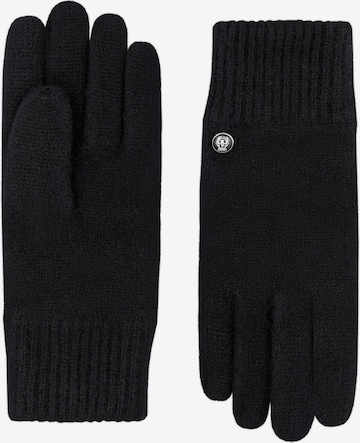 Roeckl Strickhandschuhe 'WALKHANDSCHUH MIT KASCHMIR' in Schwarz: Vorderseite