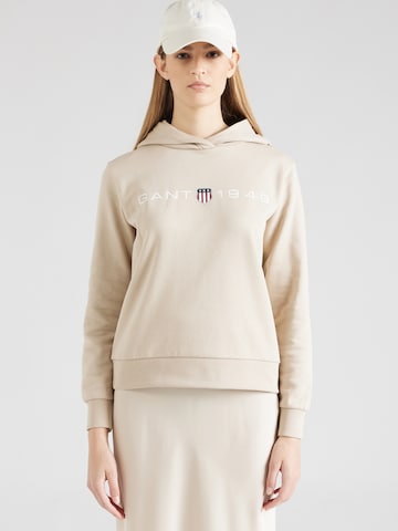 GANT Sweatshirt in Beige: predná strana