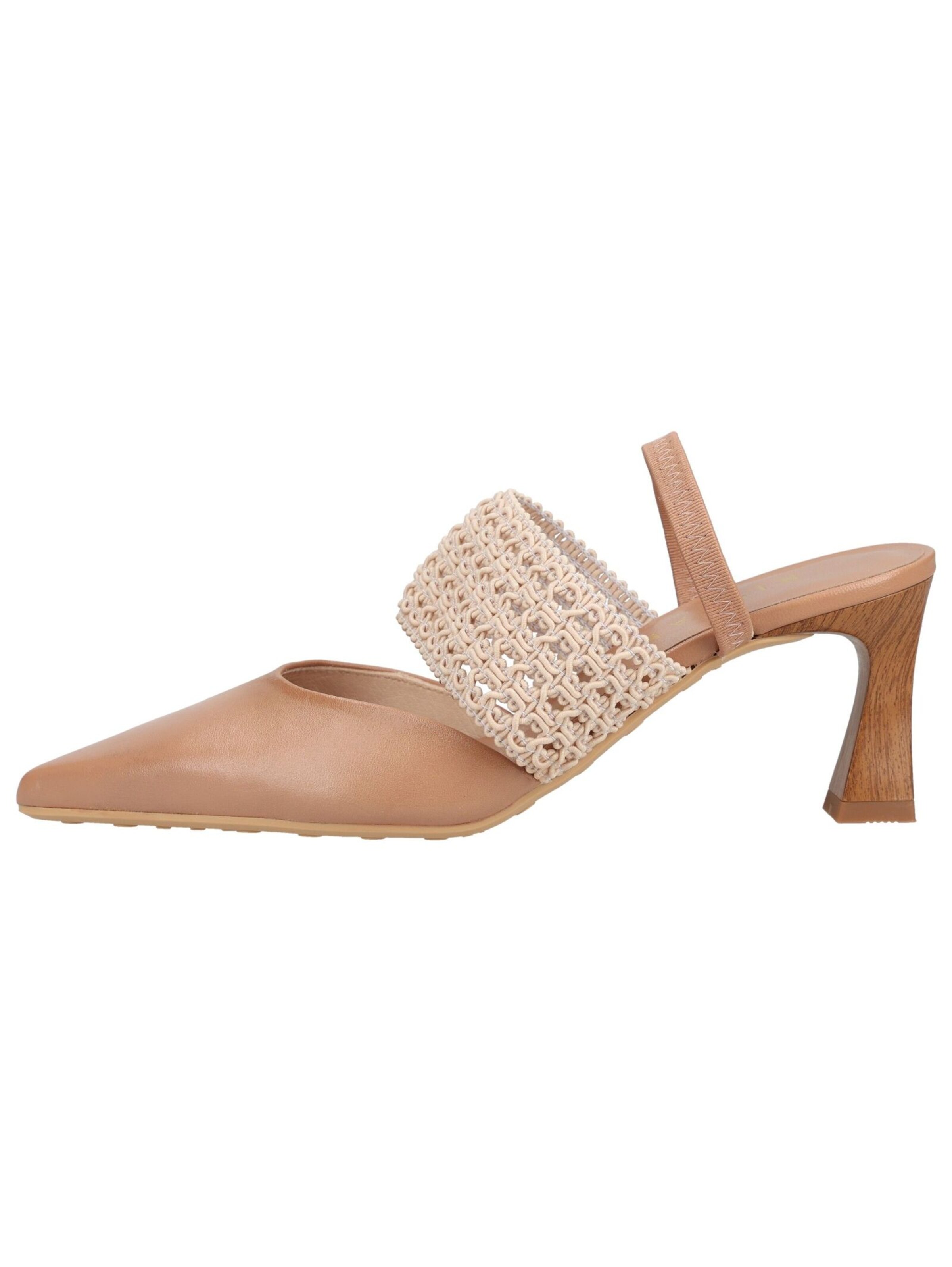 Escarpins à bride arrière Hispanitas en marron