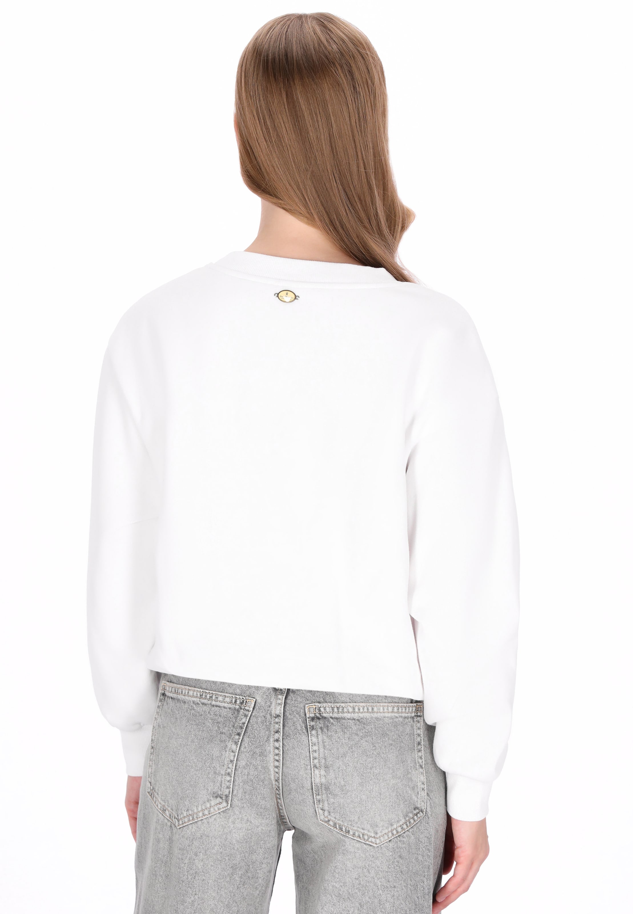 Sweat-shirt DreiMaster Vintage en blanc