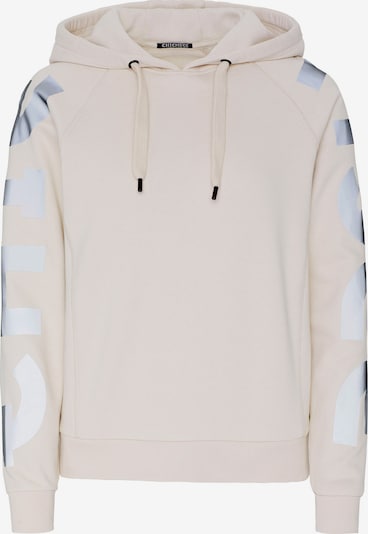 CHIEMSEE Sportska sweater majica 'Denali' u srebro / bijela, Pregled proizvoda