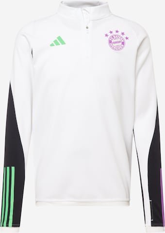 ADIDAS PERFORMANCE Funkcionalna majica 'Fc Bayern Tiro 23' | bela barva: sprednja stran