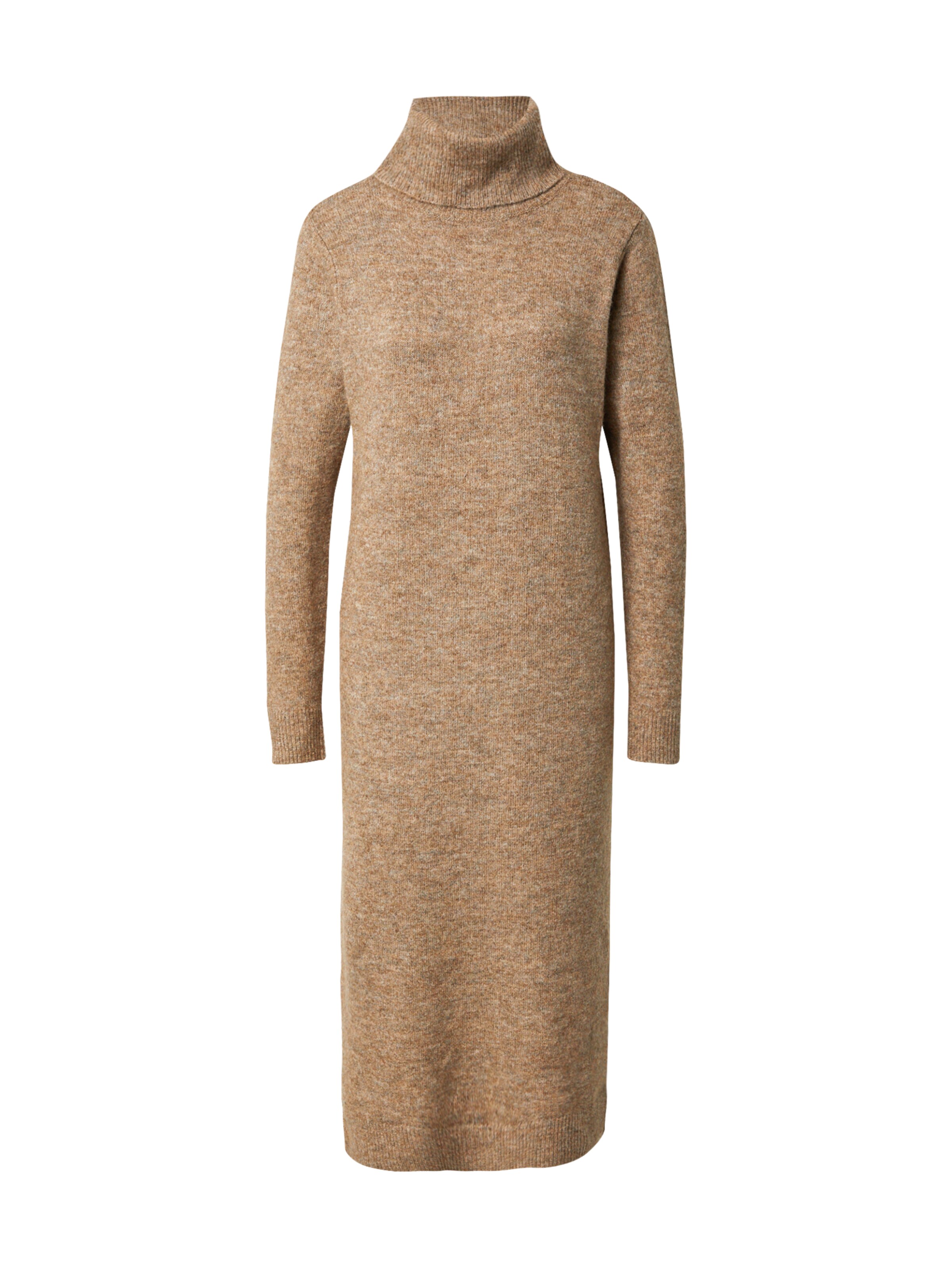PIECES Knit dress 'Juliana' in Brown: front
