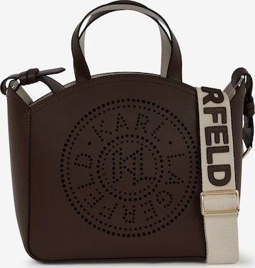 Sacs à main Karl Lagerfeld en marron : devant