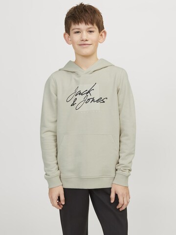 Jack & Jones Junior Sweatshirt in Grijs: voorkant