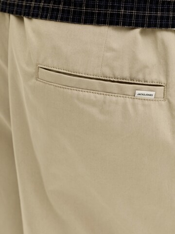 JACK & JONES Loosefit Bandplooibroek 'JPSTOWEN' in Groen
