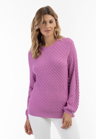 Pullover di Usha in rosa: frontale
