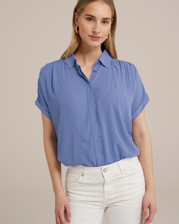 WE Fashion - Blusa en azul: frente
