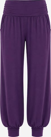 True North Hose 'Yogahose' in Lila: Vorderseite