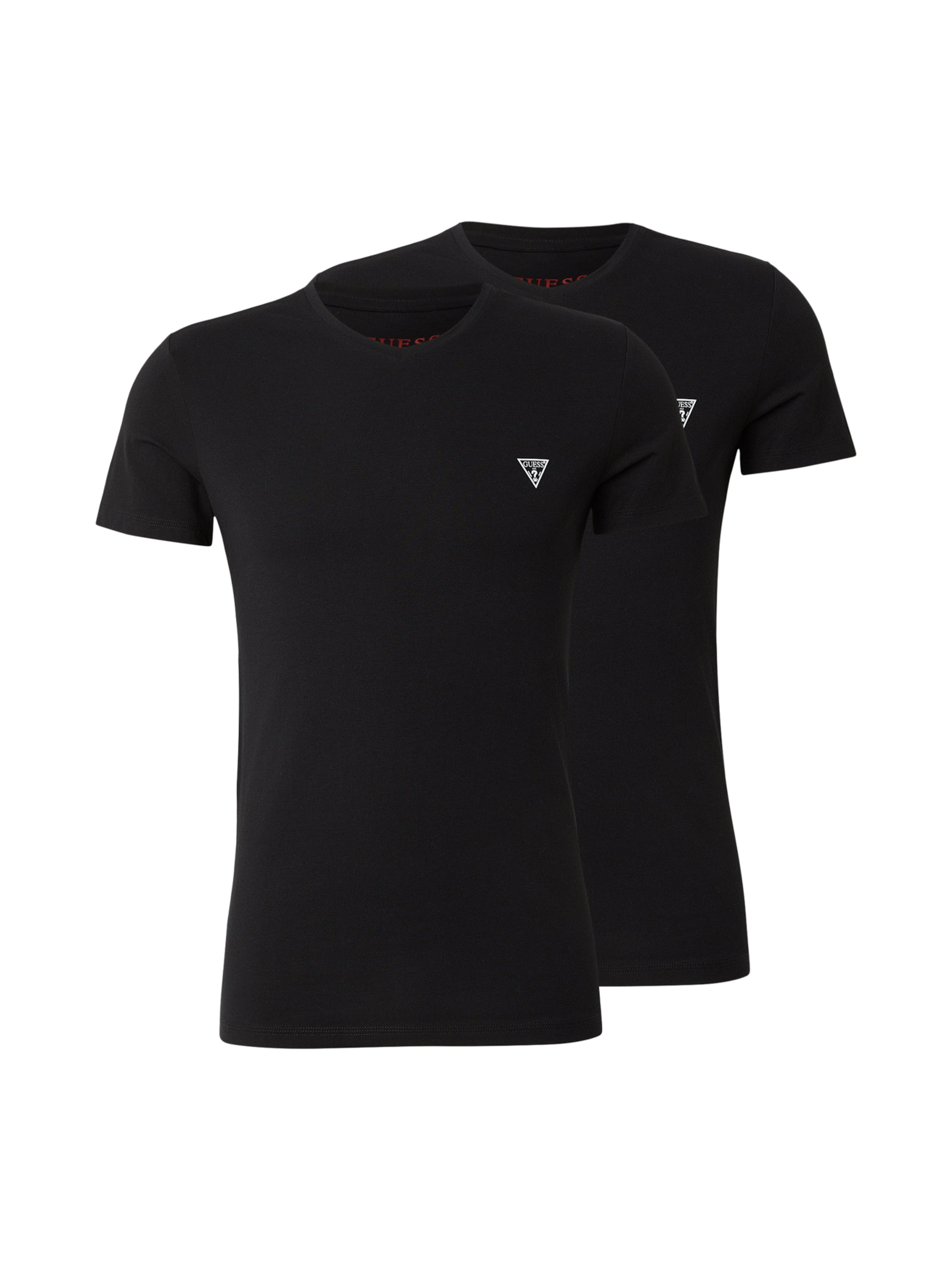 GUESS Shirt 'CALEB HERO' in Black: front