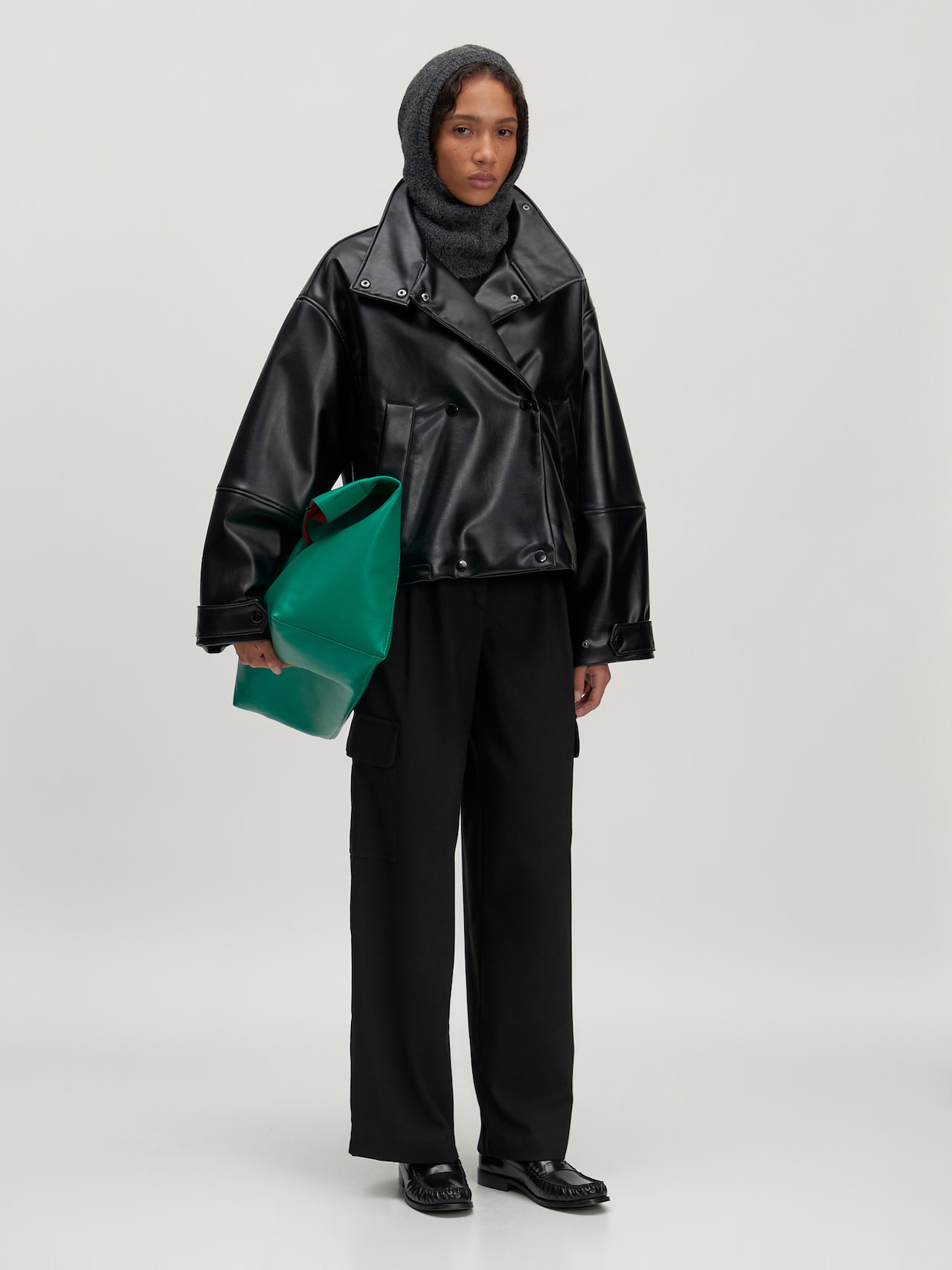 EDITED Pantaloni cargo 'Tjarda' nero