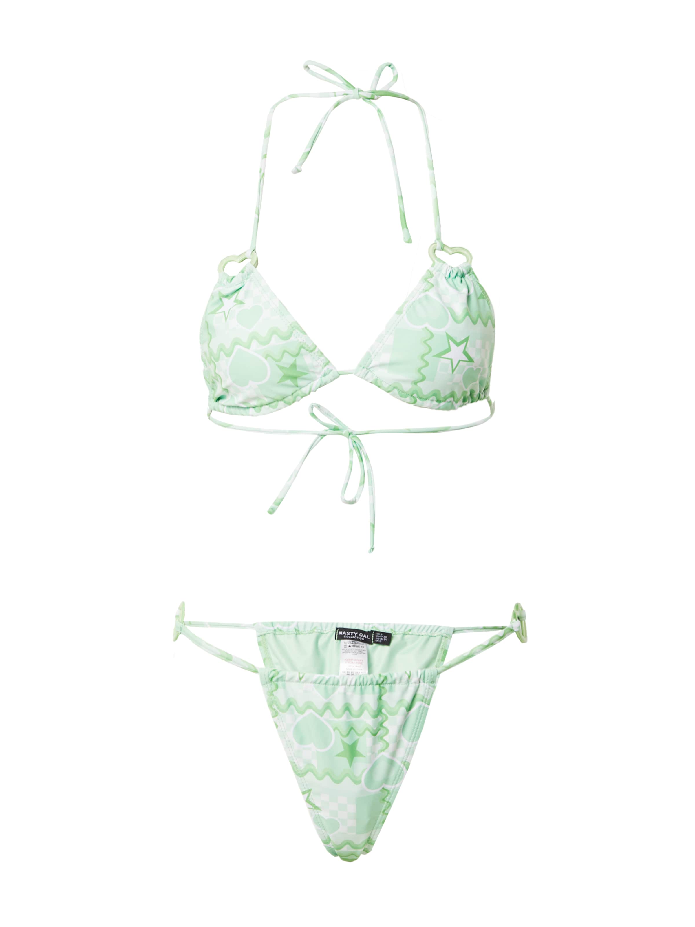 Triangle Bikini Nasty Gal en vert : devant