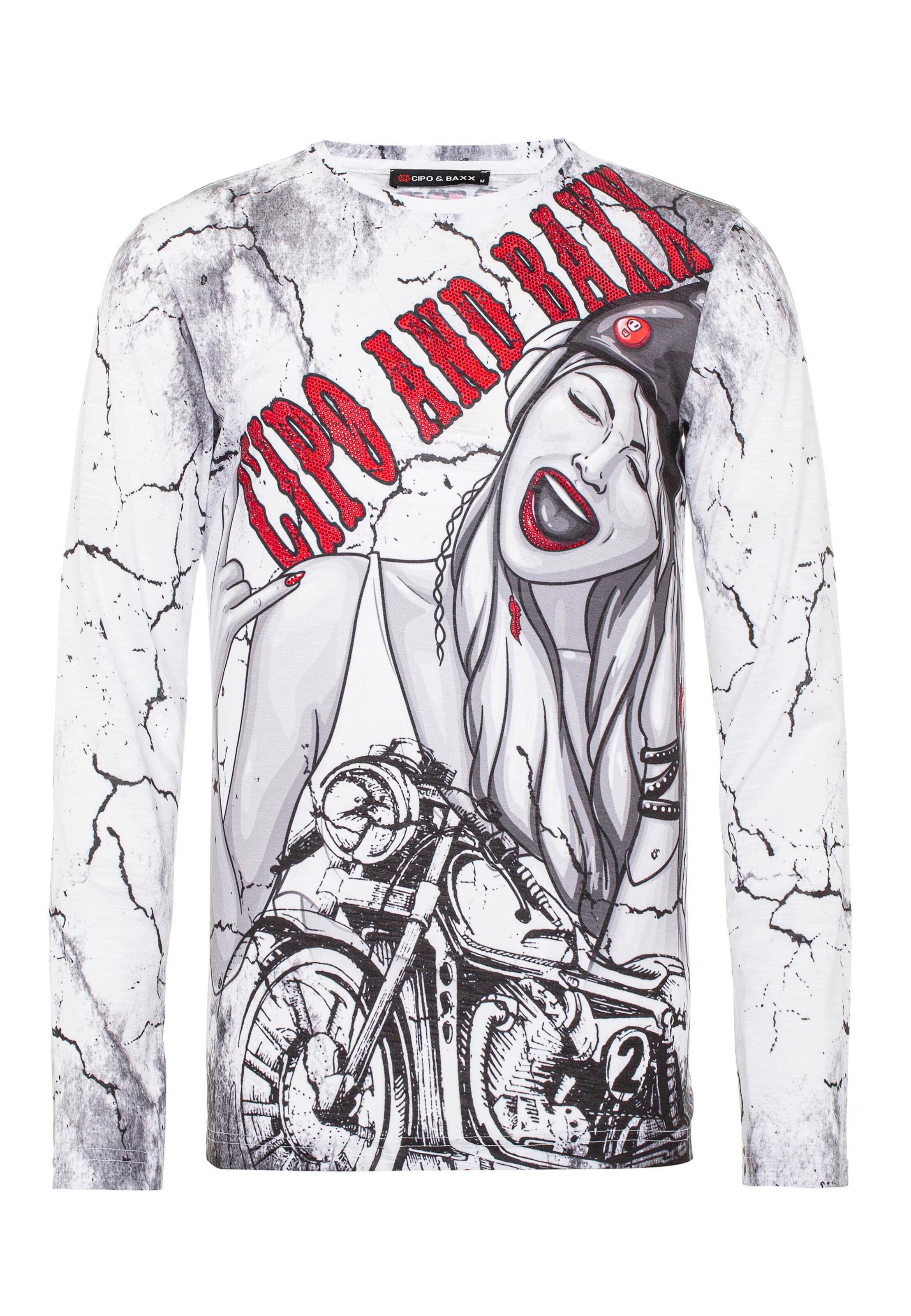 CIPO & BAXX Shirt in White: front