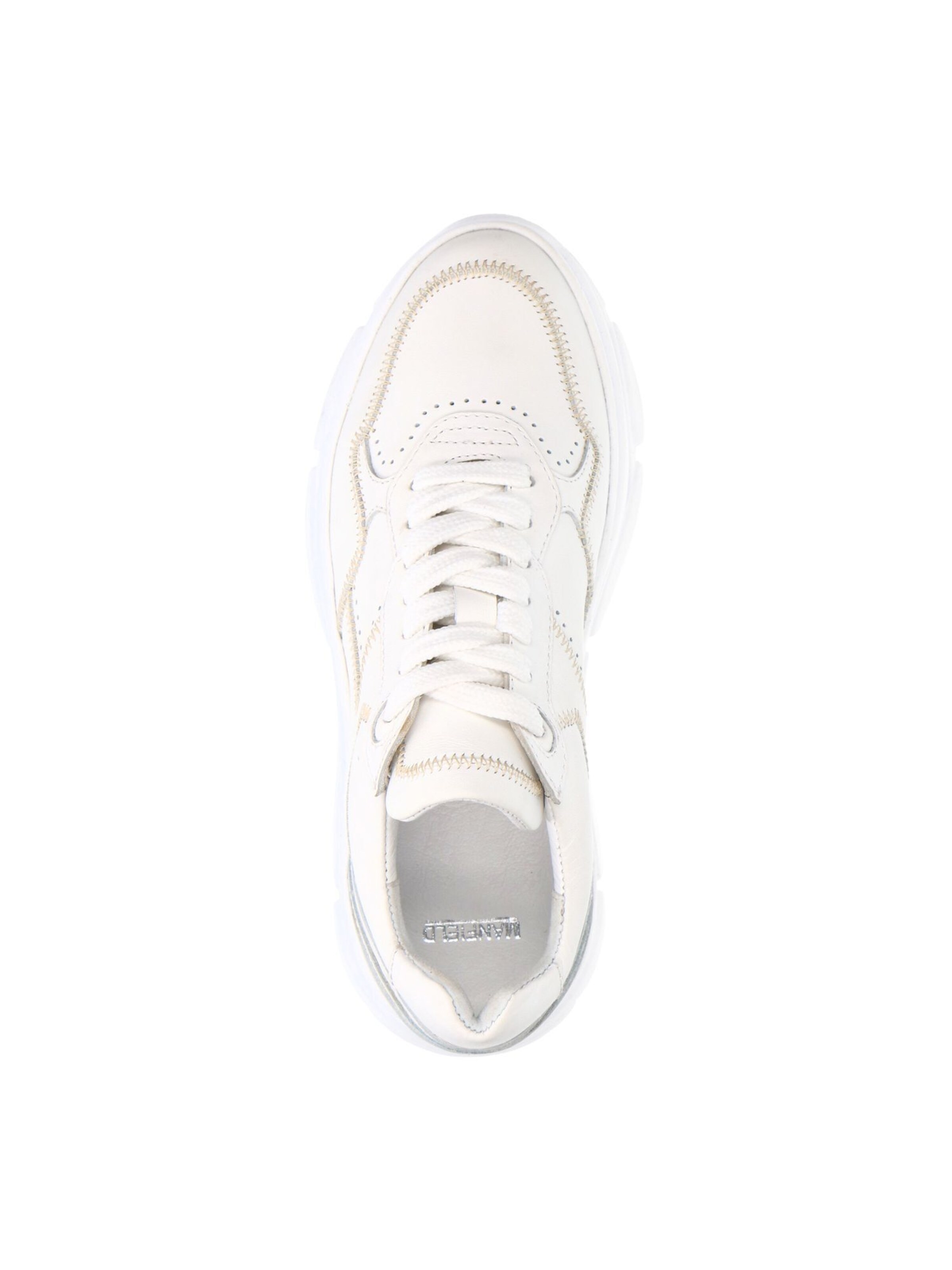 MANFIELD Sneakers laag in Wit