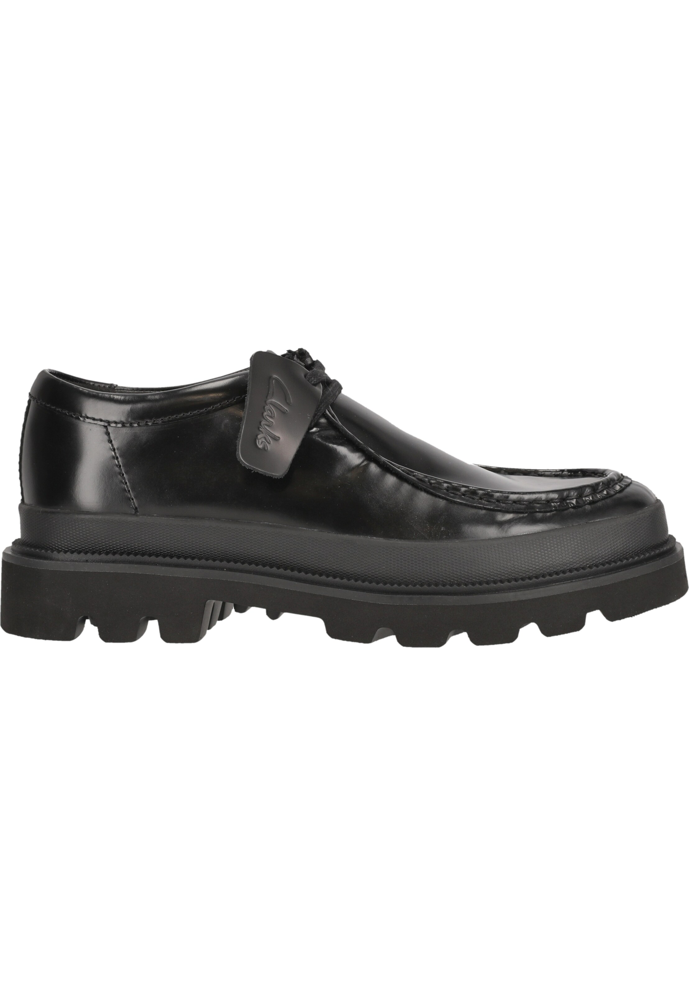 CLARKS Lace-up shoe 'Badell Seam' in Black