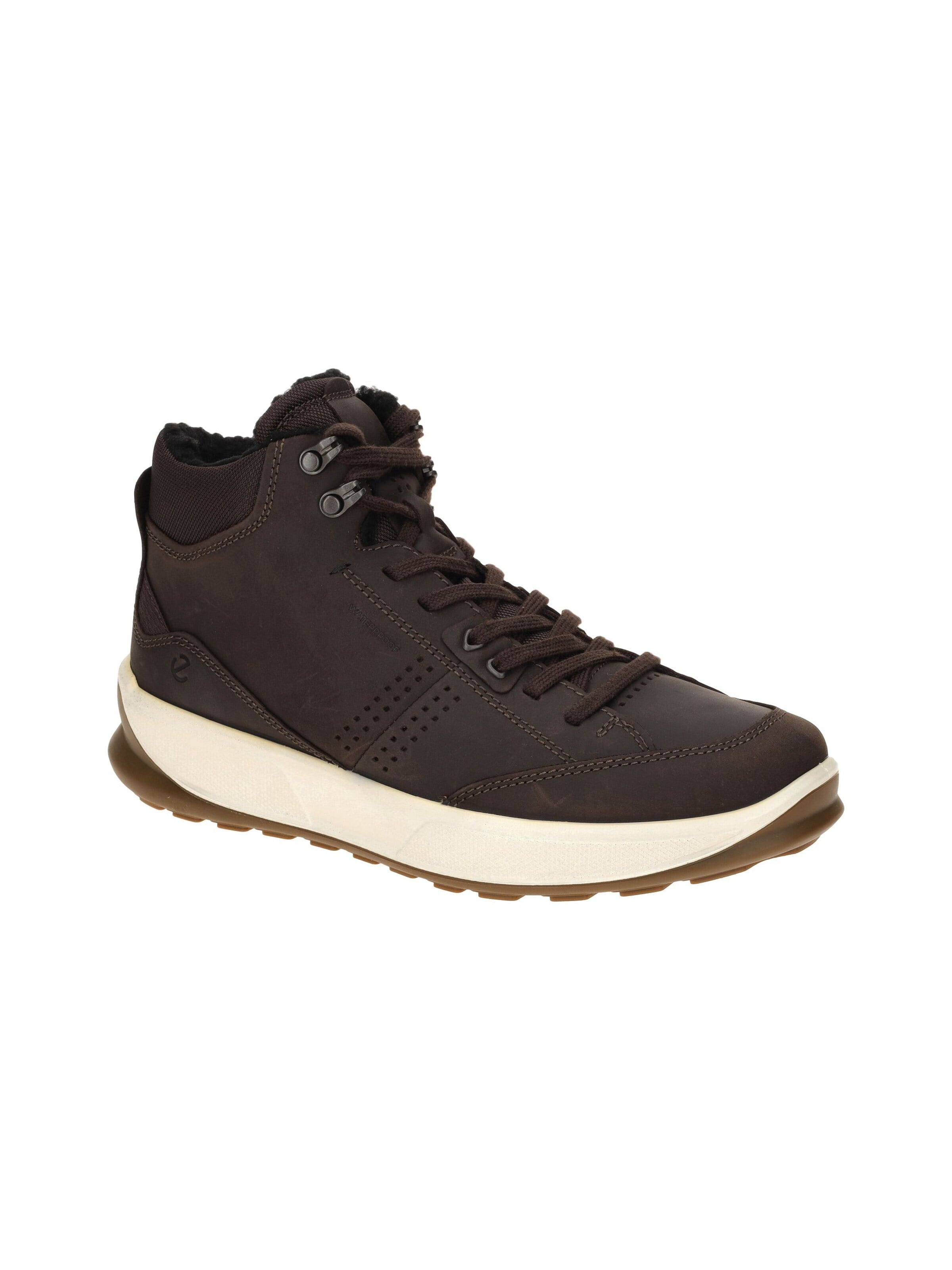 ECCO Lace-Up Boots 'Byway Winter' in Brown: front