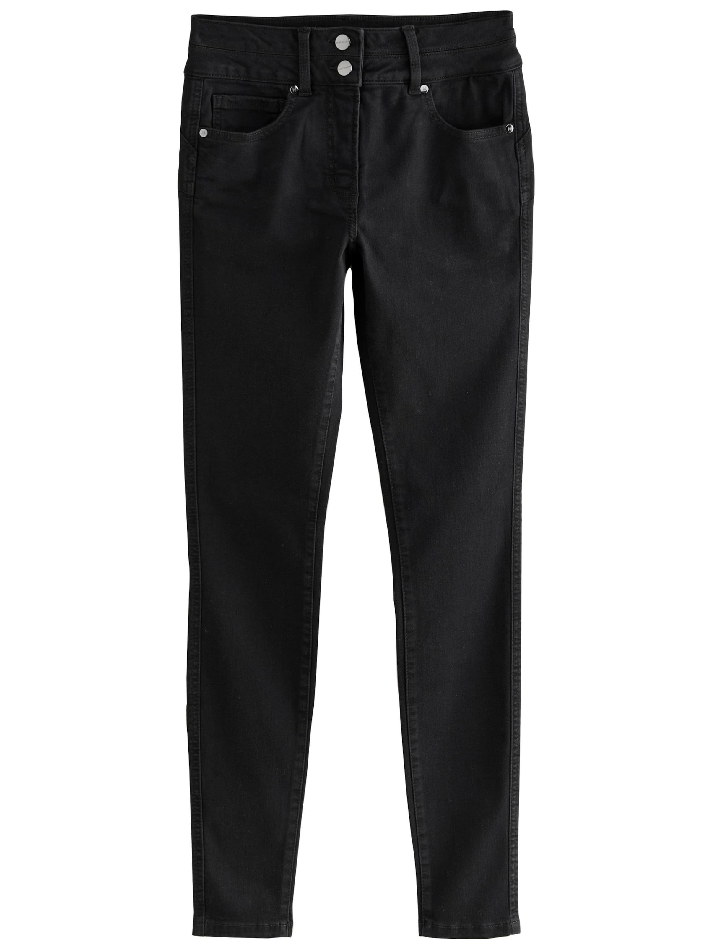 Next Kitsas Teksapüksid, värv must: eest vaates