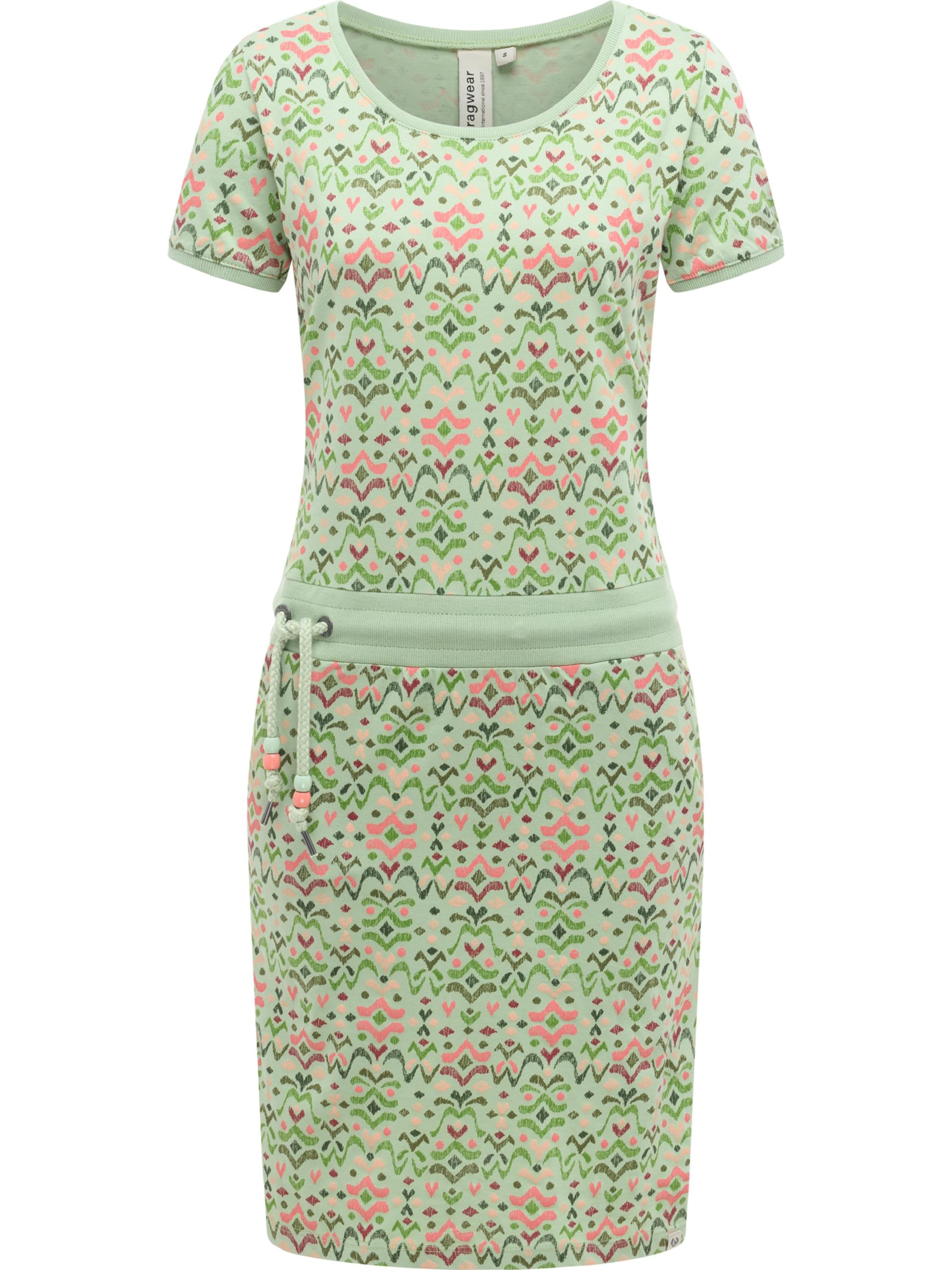 Ragwear Kleid 'Youmodo' in Grün: Vorderseite