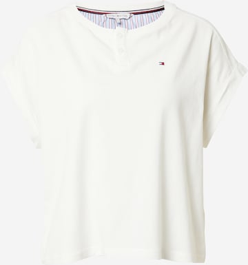 TOMMY HILFIGER Sovtröja i beige: framsida