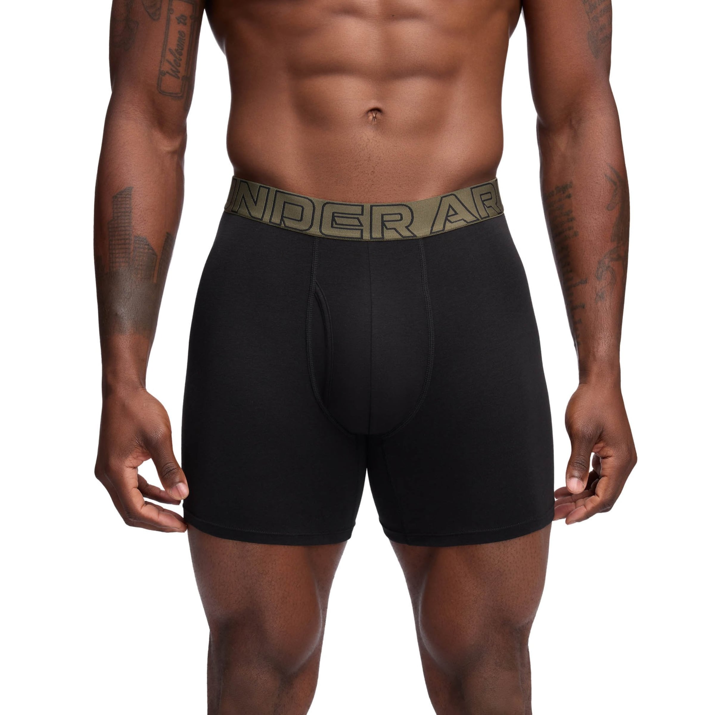 UNDER ARMOUR Athletic Underwear in Green: front