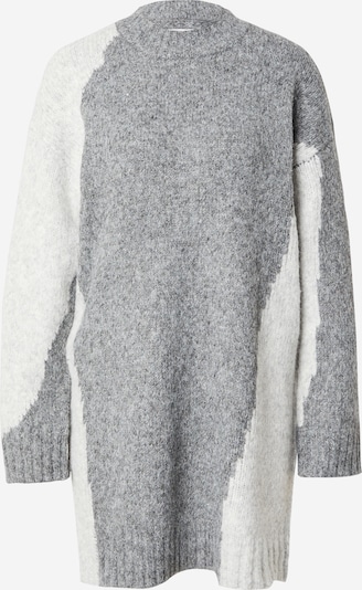 TOPSHOP Knit dress in mottled grey / mottled white, Item view