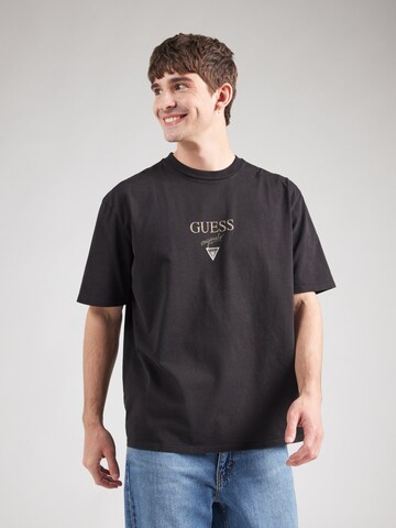 Maglietta di GUESS Originals in nero: frontale